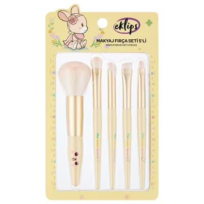 Eklips Makyaj Fırça Seti 5'li - Gratis