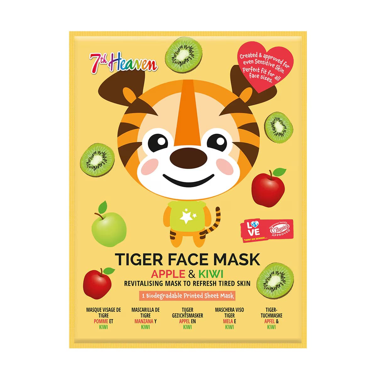 7TH Heaven Tiger Yüz Maskesi 3