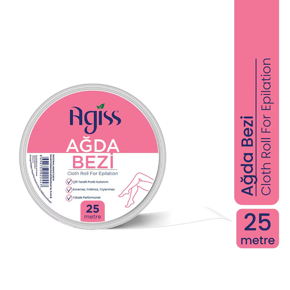Agiss Ağda Bezi 25 mt. Rulo 4