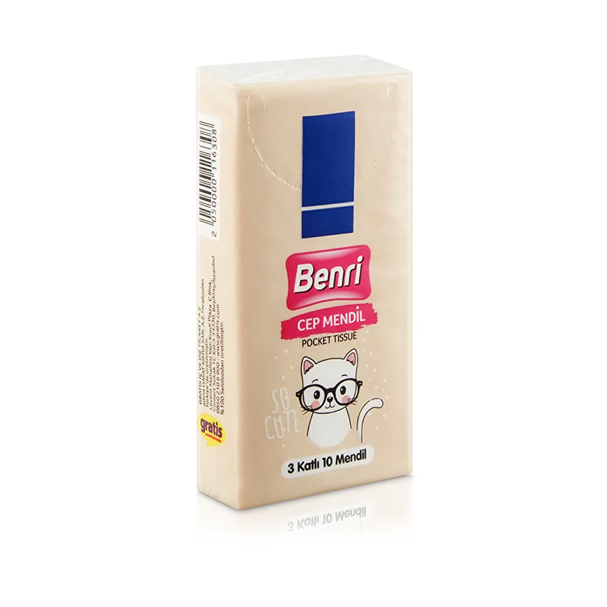Benri Cep Mendili 10'lu - Gratis 2