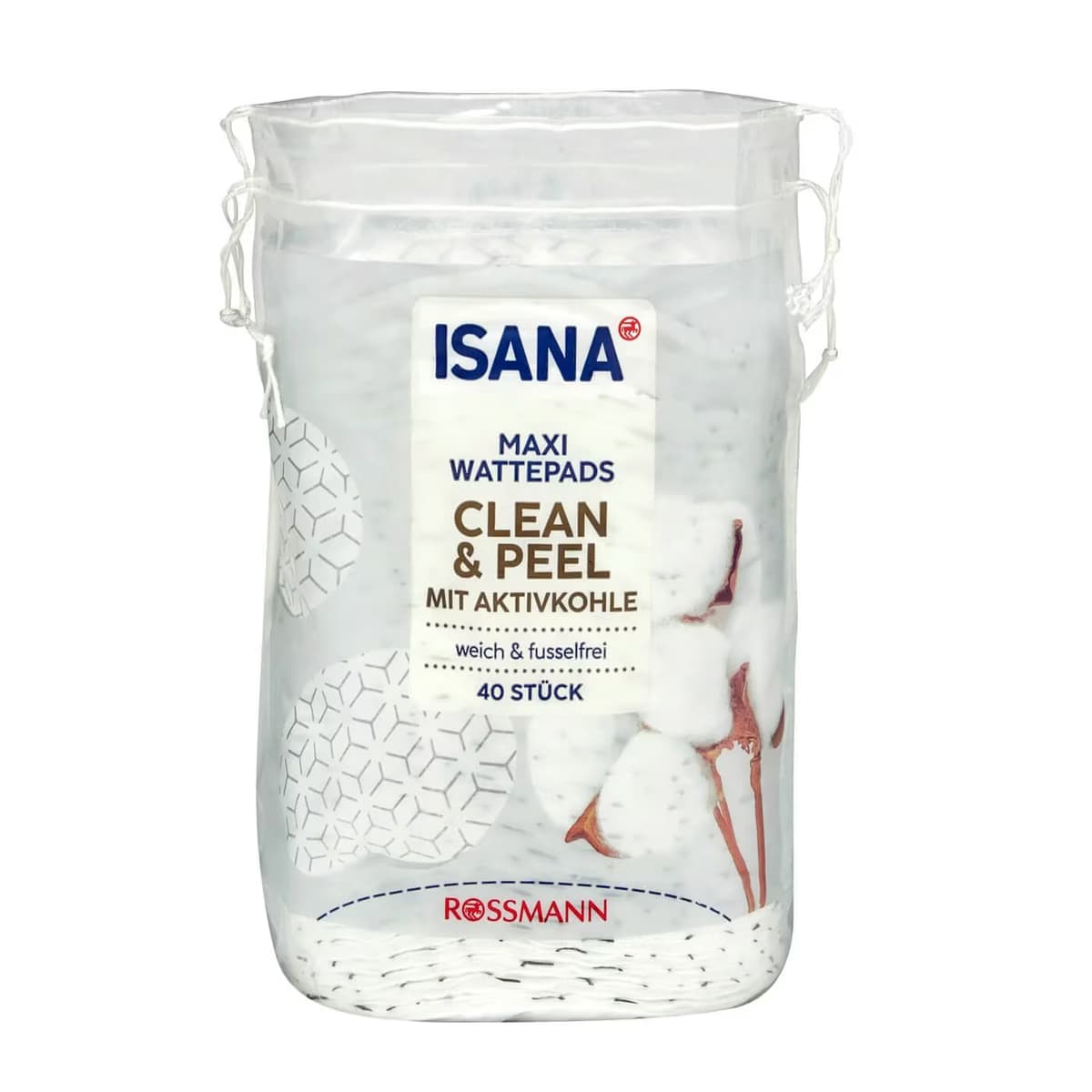 Isana Pamuk Peeling Ped 40 adet