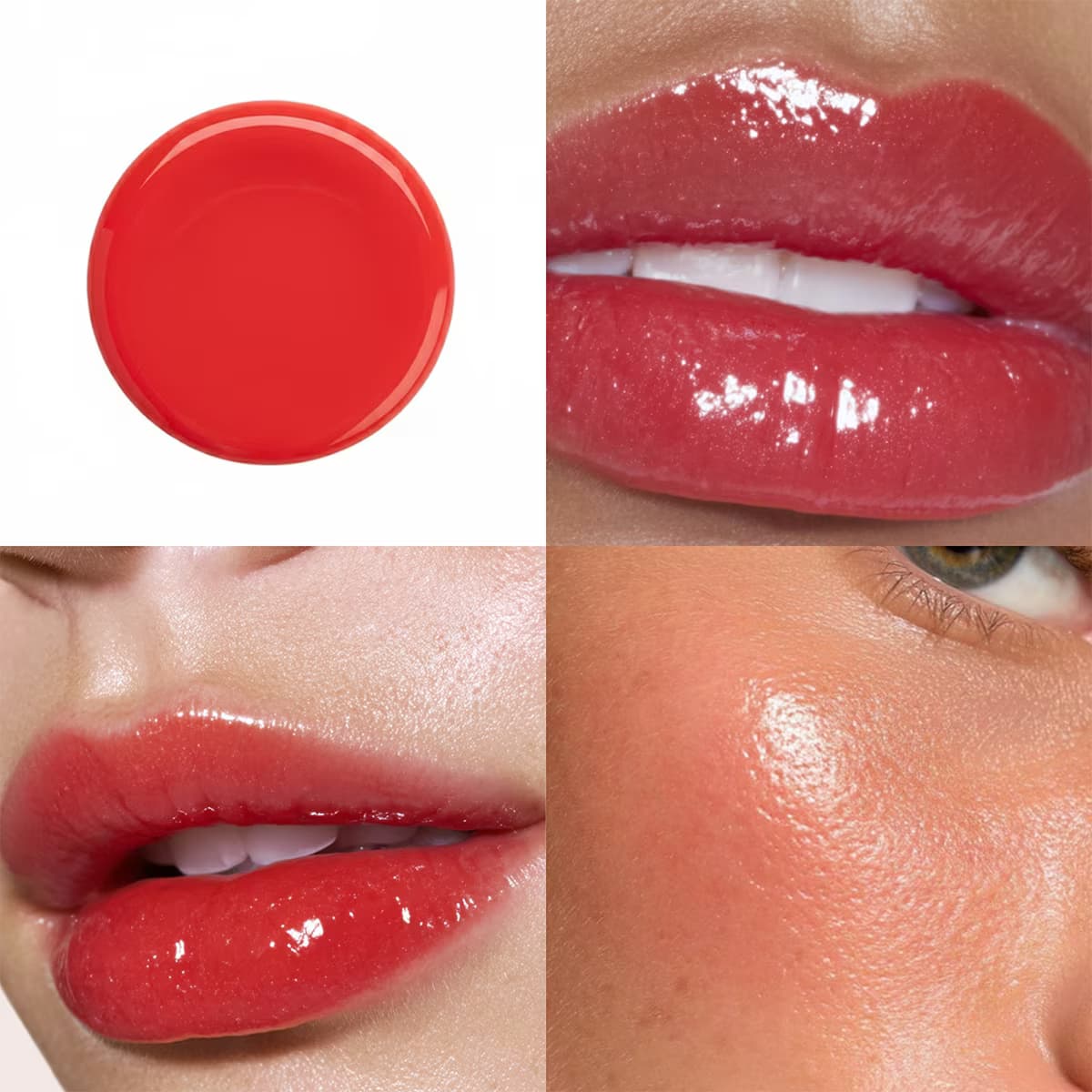 La Faé Lip & Cheek Peptide Tint Crush Red 3