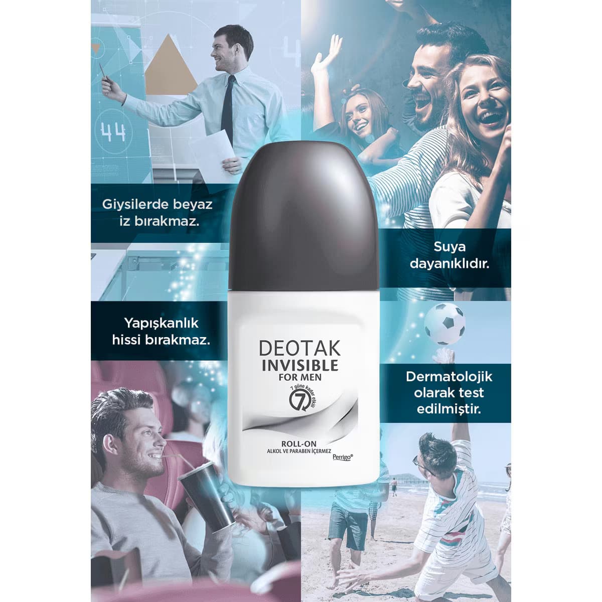Deotak Invisible Erkek Roll-On 35 ml 5