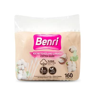 Benri Poşetli Kulak Çubuğu 160'lı - Gratis