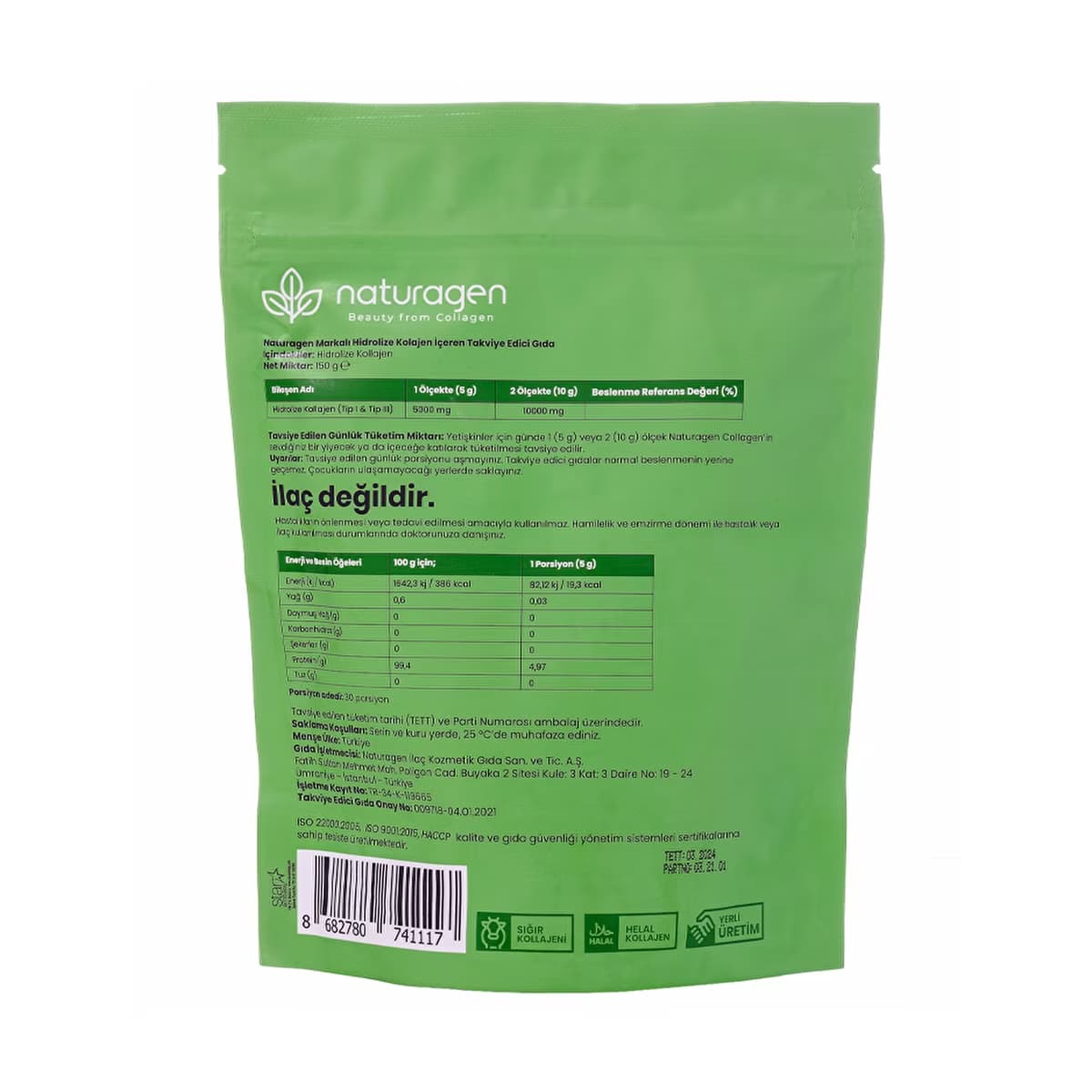 Naturagen Collagen Gurme 150 gr - Gratis 2