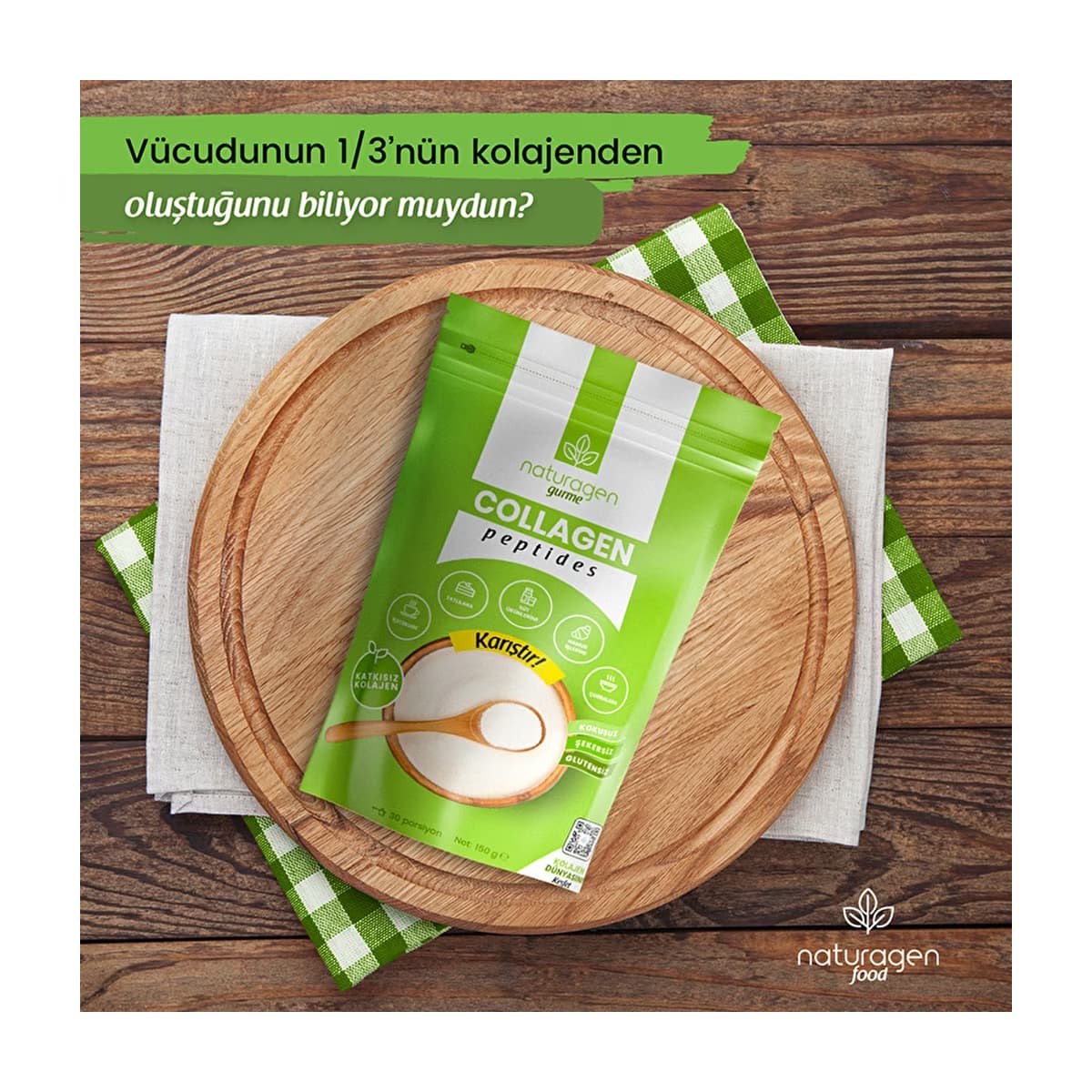 Naturagen Collagen Gurme 150 gr - Gratis 5