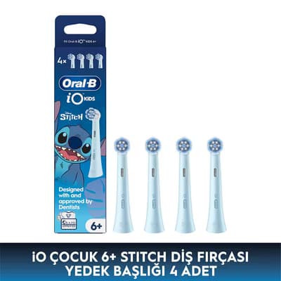 Oral-B iO Stitch Çocuk Yedek Başlık 4'lü