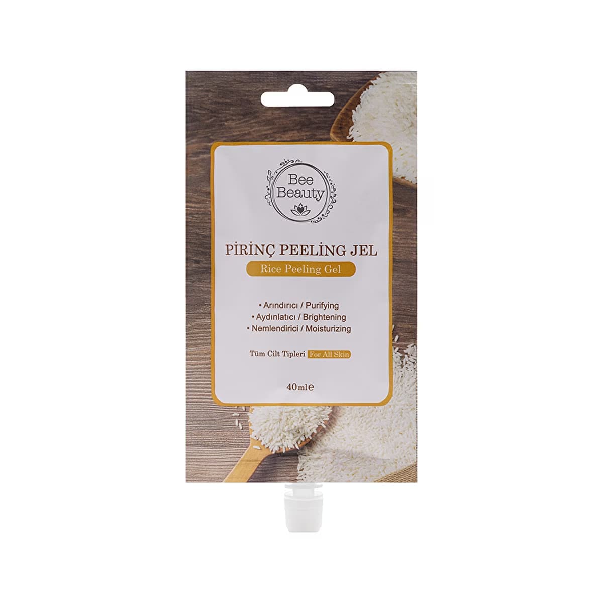 Bee Beauty Pirinç Peeling Jel 40 ml - Gratis