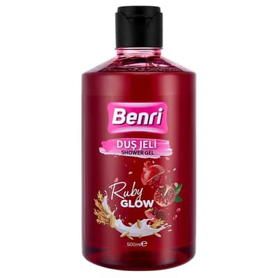 Benri Duş Jeli Ruby Glow 500 ml - Gratis