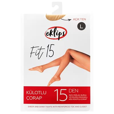 Eklips Açık Ten Külotlu Çorap L Beden - Gratis