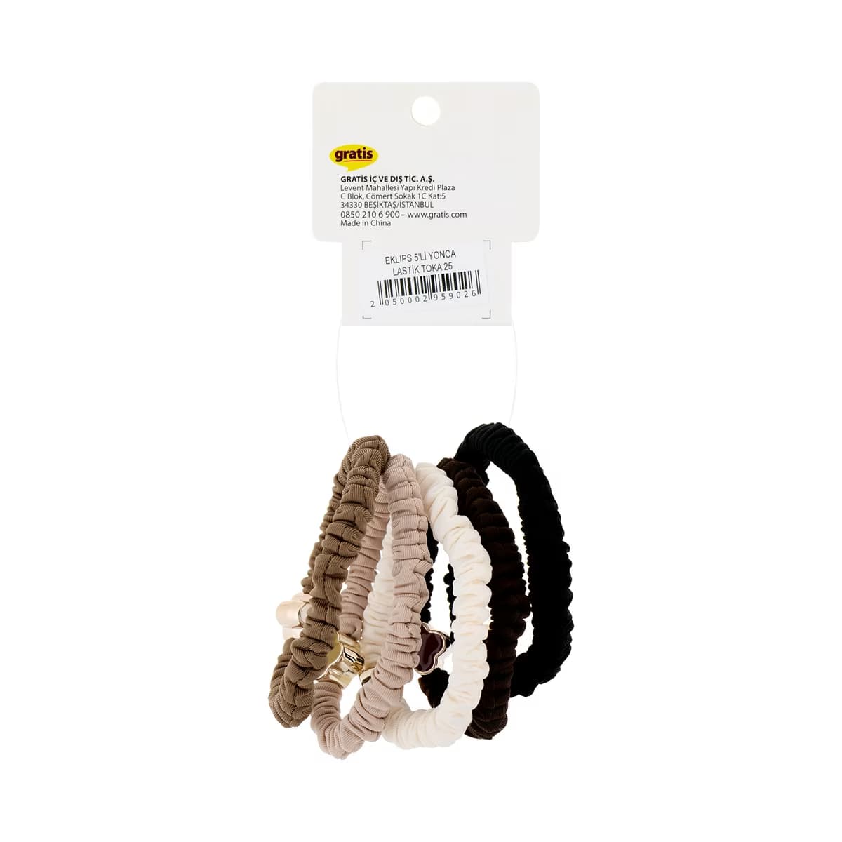 Eklips Yonca Lastik Toka 5'li - Gratis 2