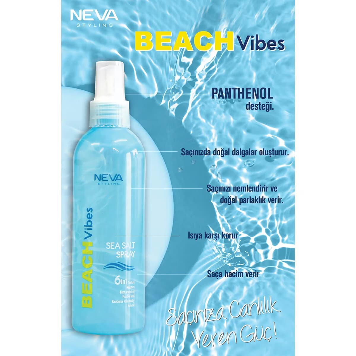 Neva Beach Vibes Sea Salt Sprey 200 ml 4
