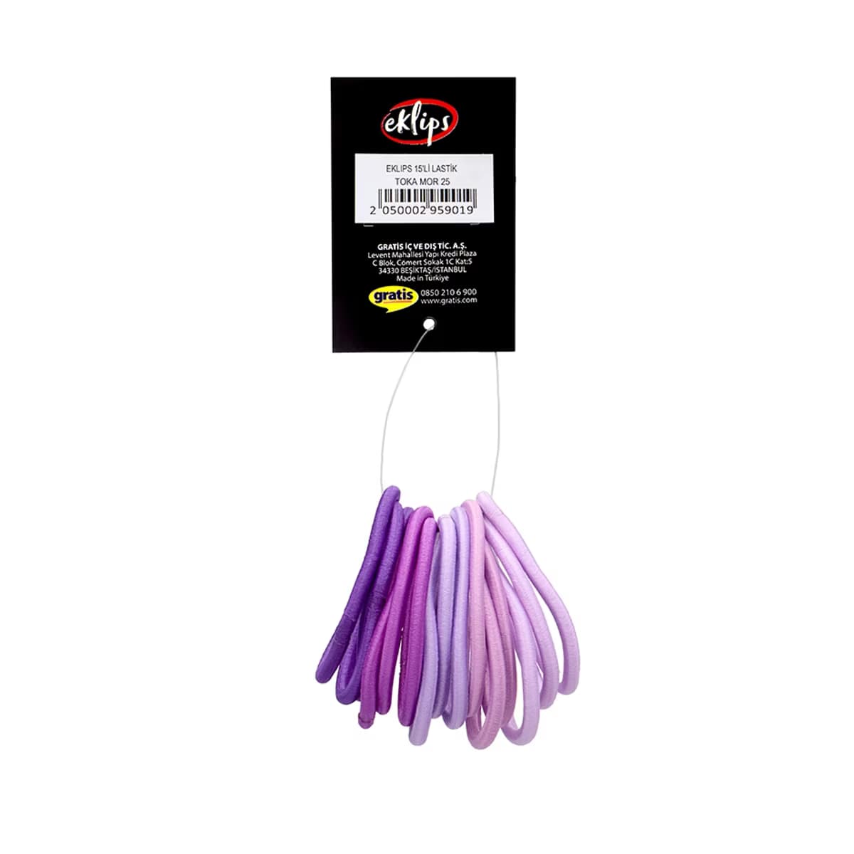Eklips Mor Lastik Toka 15'li - Gratis 2