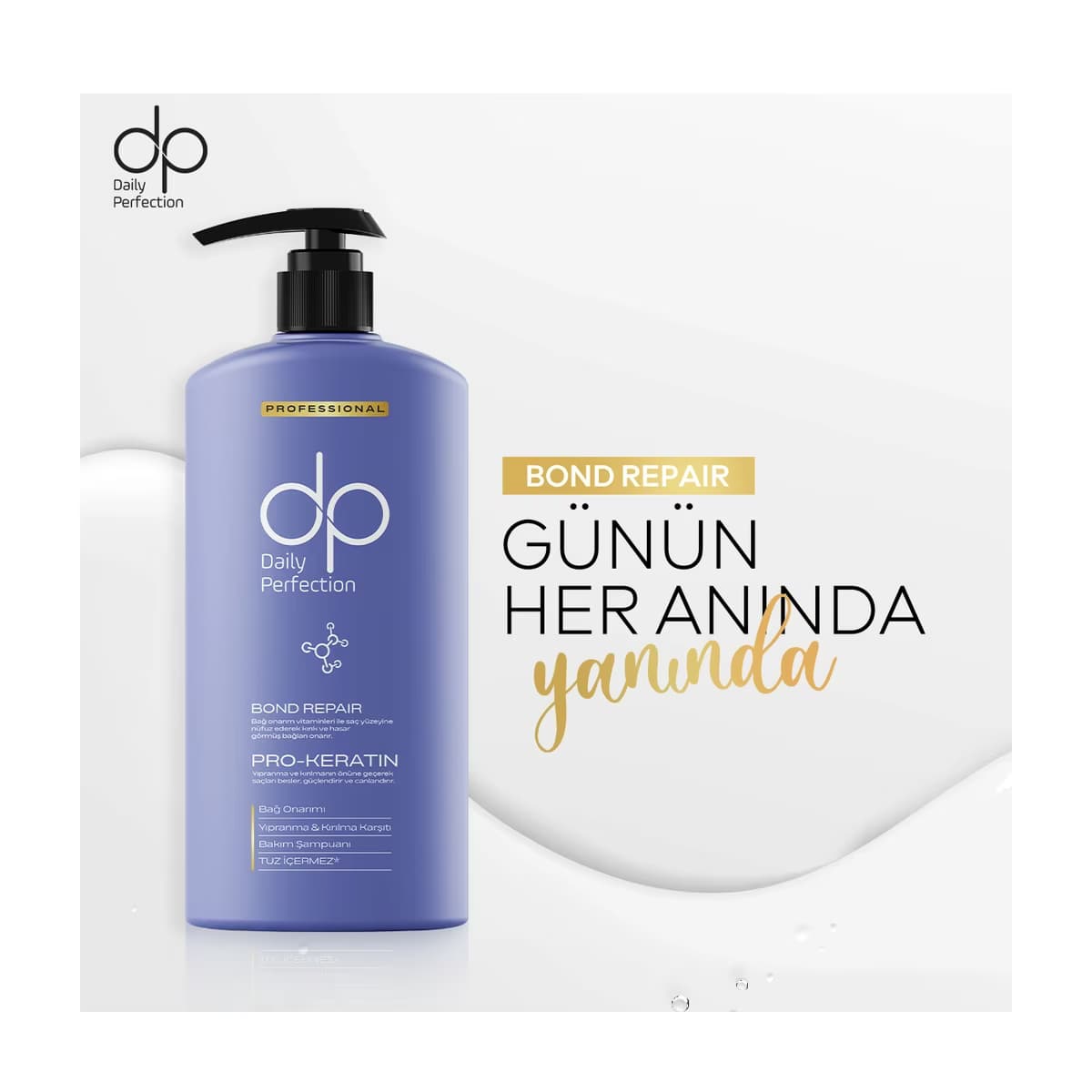 Dp Şampuan Bond Repair 425 ml - Gratis 4