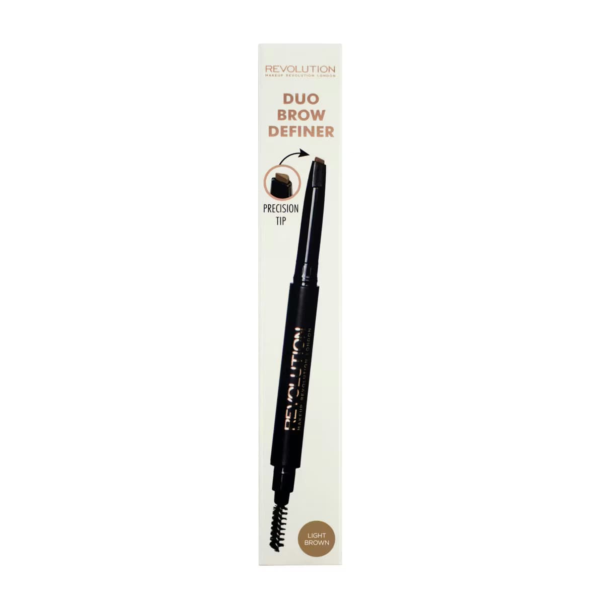 Revolution Duo Brow Kalem Light Brown 3