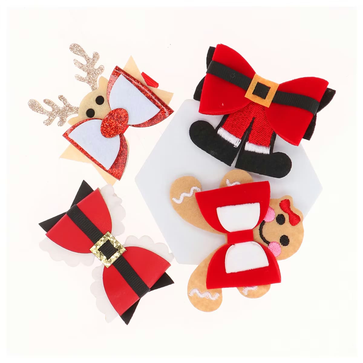 Miine Yılbaşı Saç Tokası Santa 2