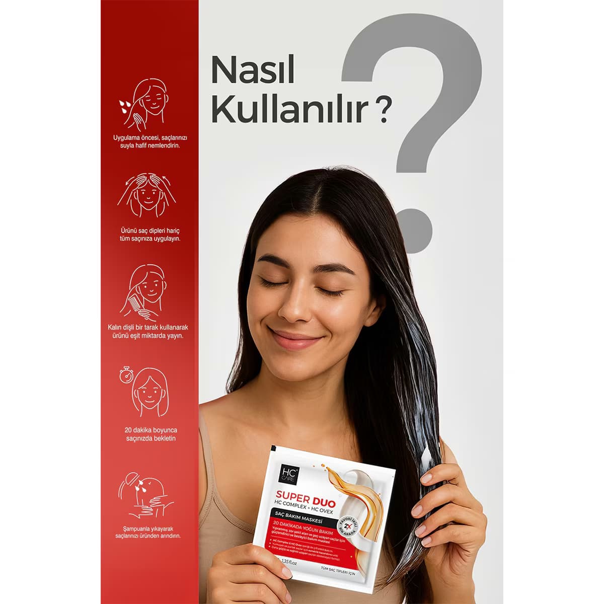 HC Care Saç Bakım Maskesi Duo 40 ml 2