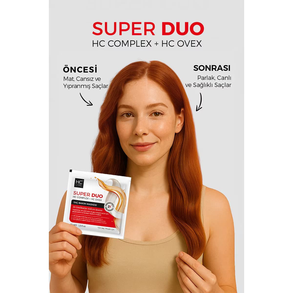 HC Care Saç Bakım Maskesi Duo 40 ml 5