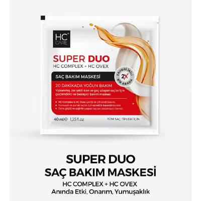 HC Care Saç Bakım Maskesi Duo 40 ml