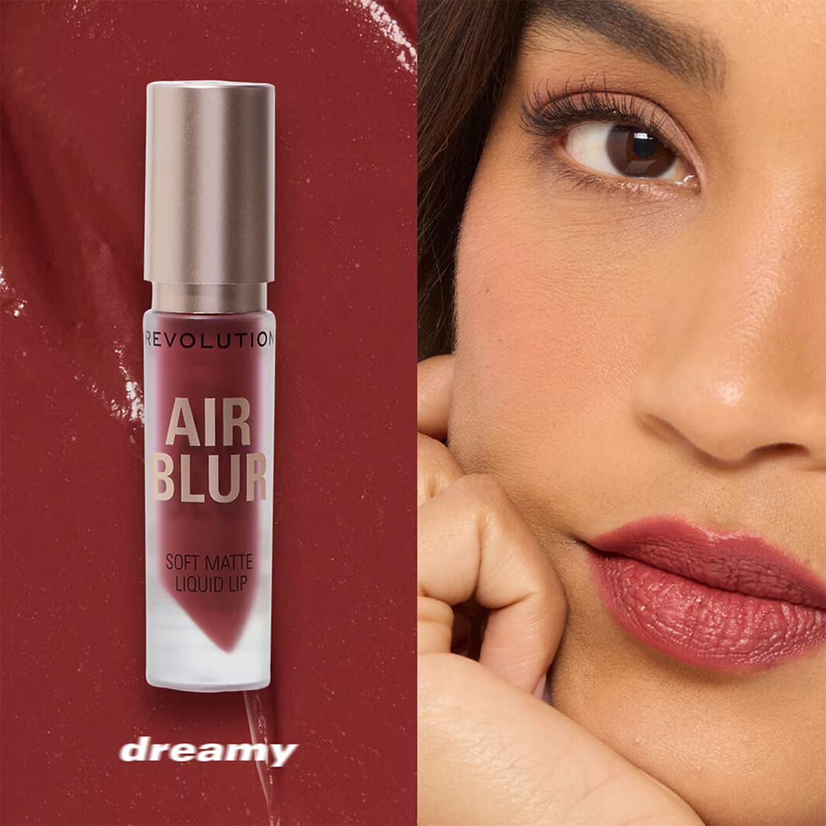 Revolution Air Blur Mat Lİkit Ruj Dreamy 4