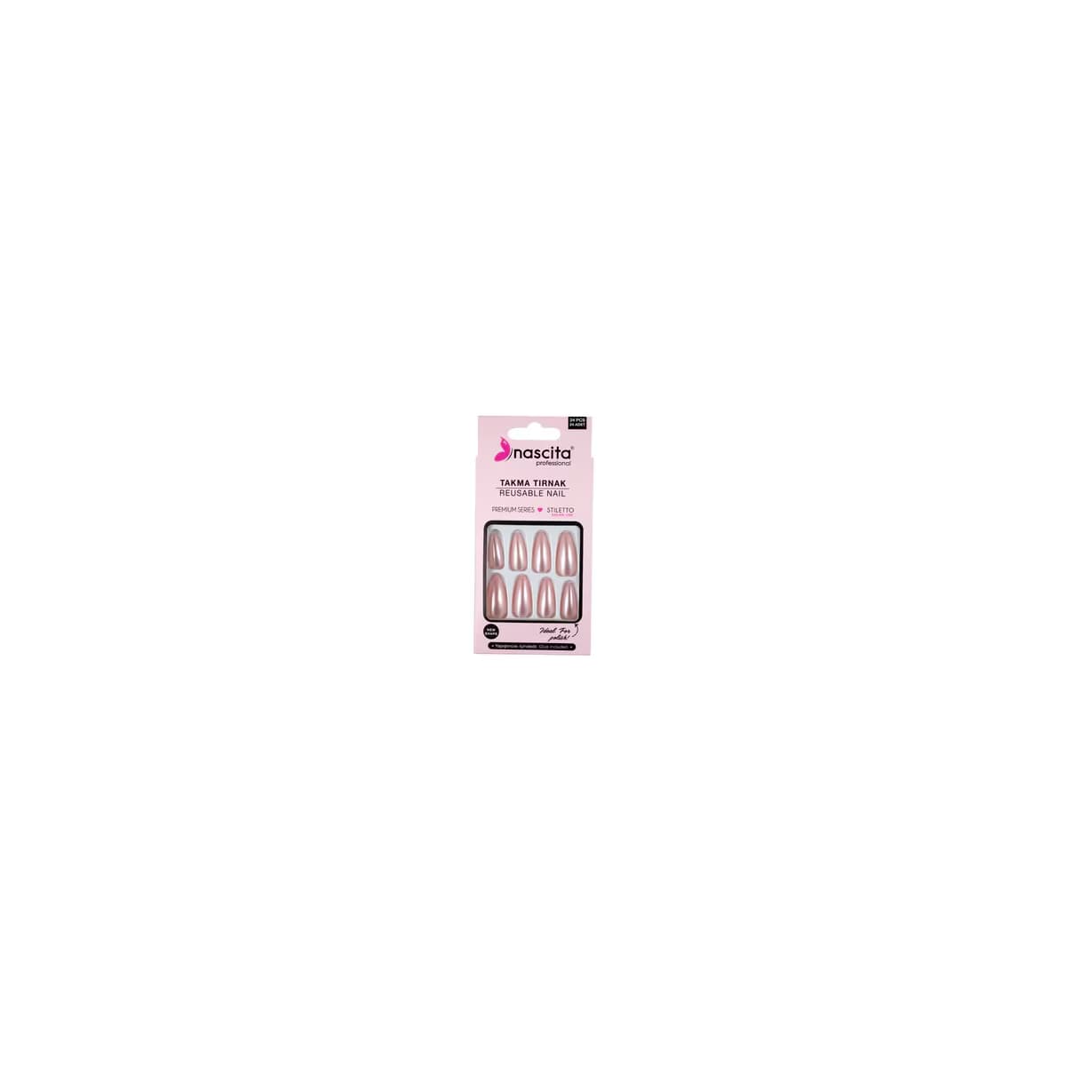 Nascita Takma Tırnak Pink Pearl 24'lü 5