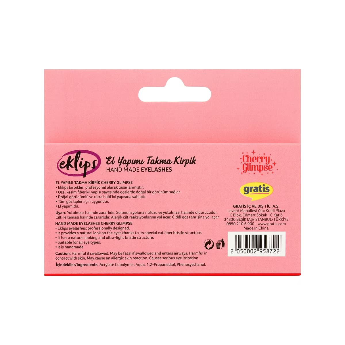 Eklips Takma Kirpik Cherry Glimpse - Gratis 2