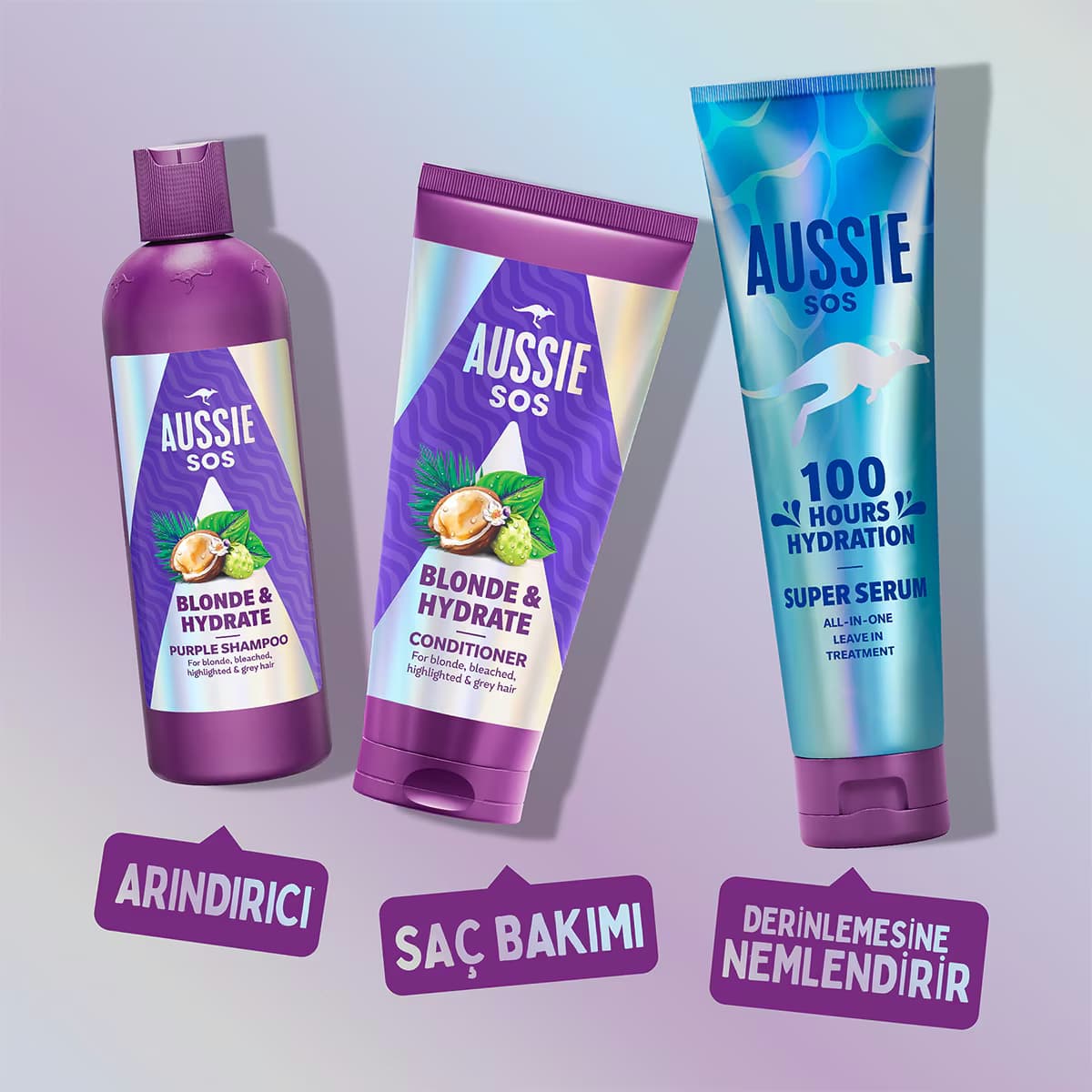 Aussie Sos Blonde Hydrate Saç Kremi 350 ml 4