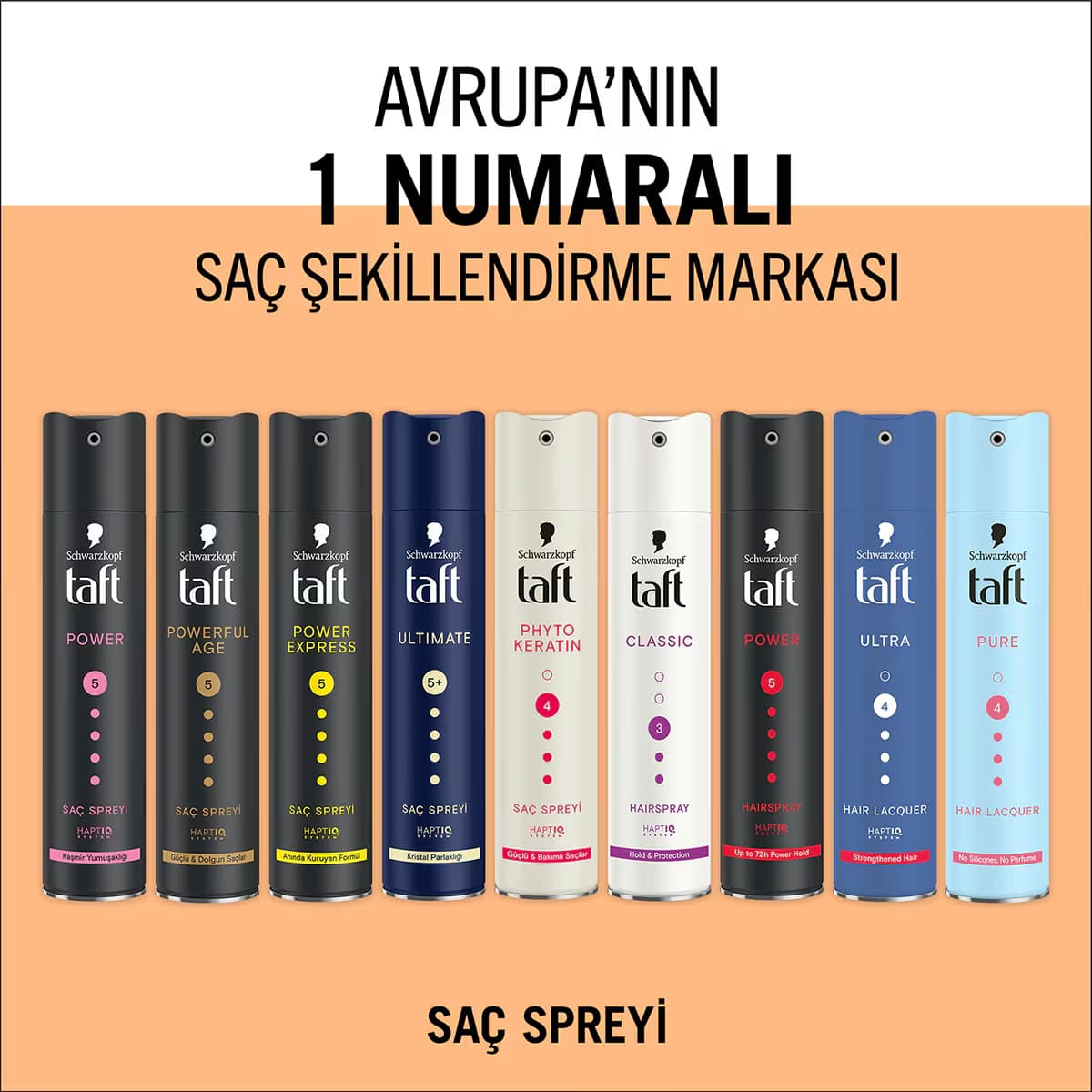 Taft Powerful Age Sprey 250 ml 5