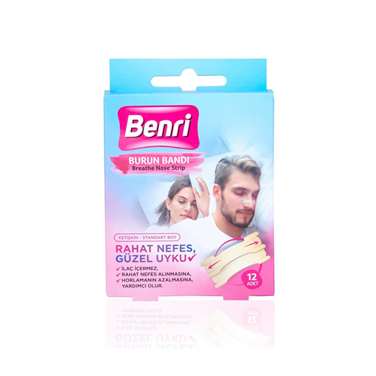 Benri Nefes Açıcı Bant 12'li - Gratis
