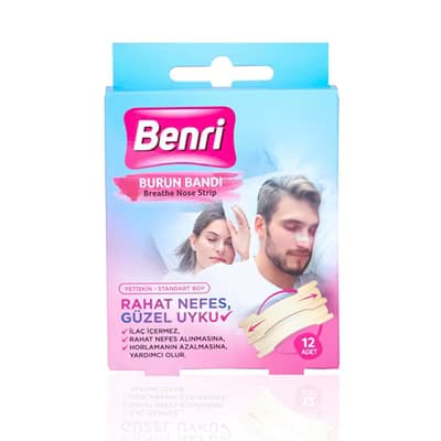 Benri Nefes Açıcı Bant 12'li - Gratis