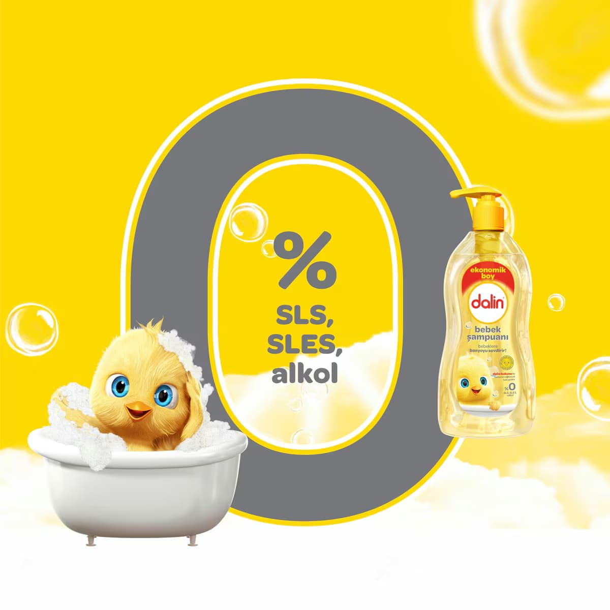 Dalin Bebek Şampuanı 900 ml 3