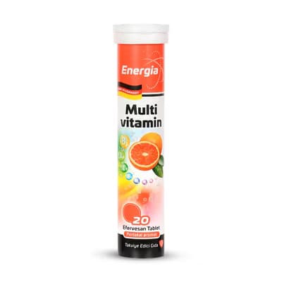 Energia Multivitamin Efervesan Tablet 20'li