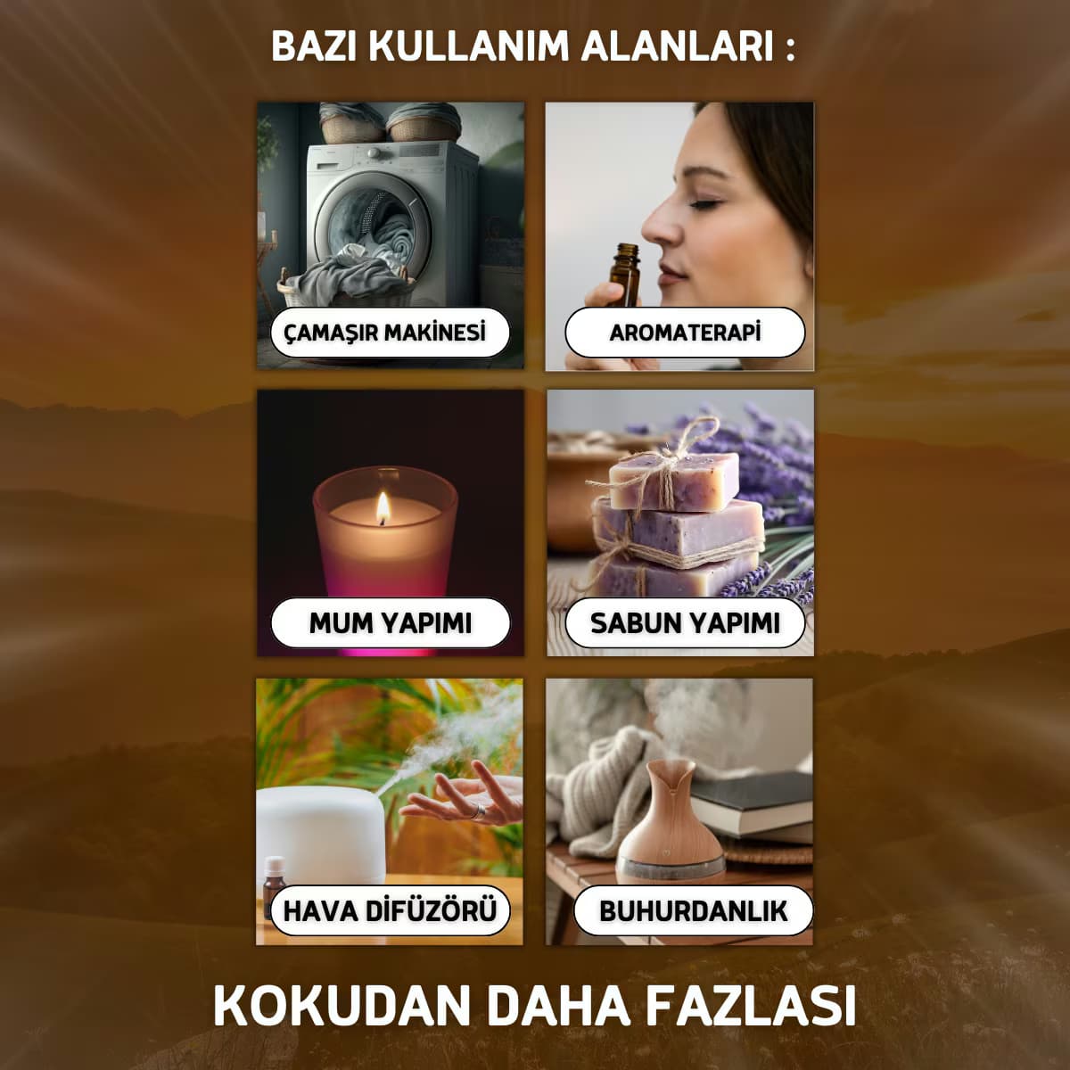 Auran Uçucu Koku Yağı Sandal Ağacı 10 ml 2