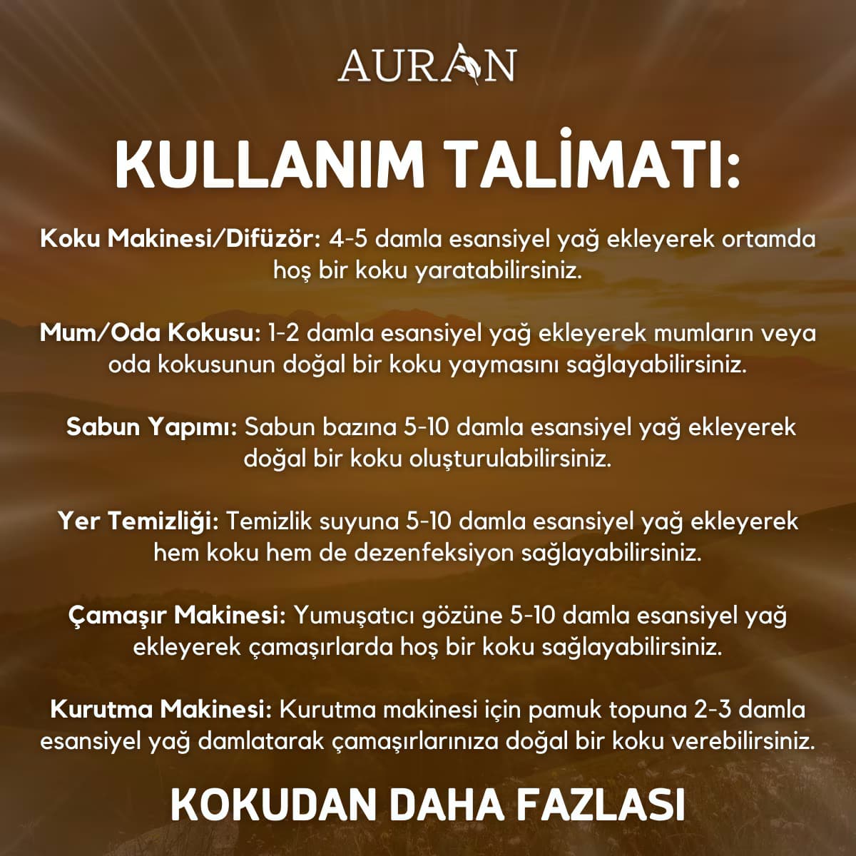 Auran Uçucu Koku Yağı Sandal Ağacı 10 ml 4