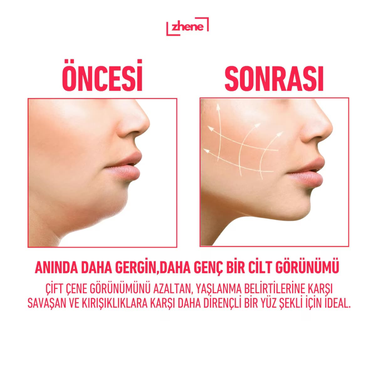 Zhene V-Lift Pro Yüz Germe Bandı 40 Adet 3