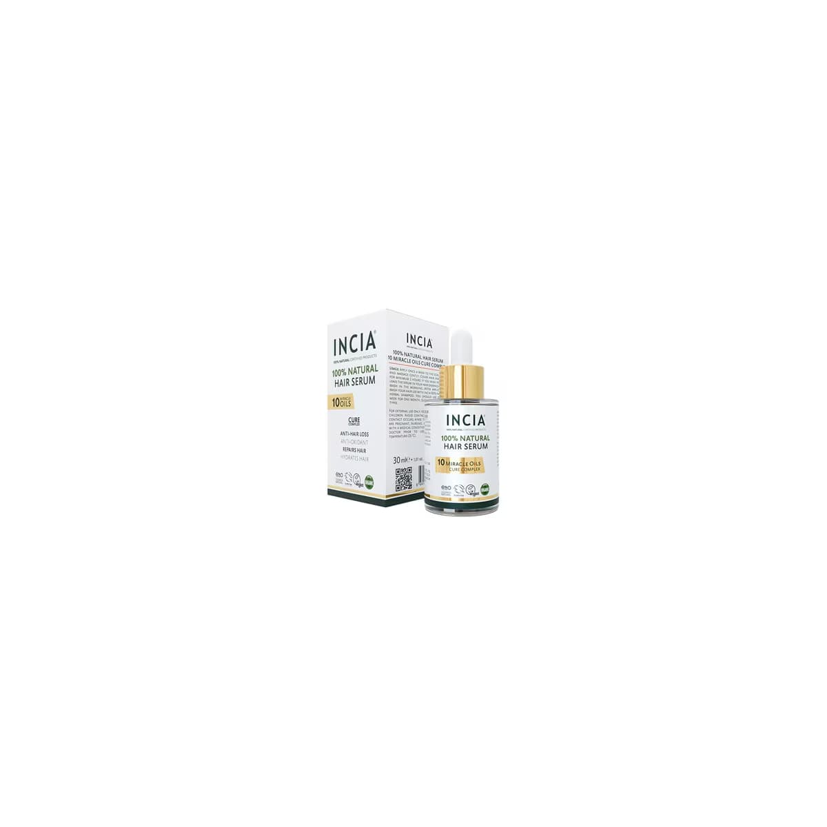 Incia %100 Dogal Saç Serumu 30 ml 4