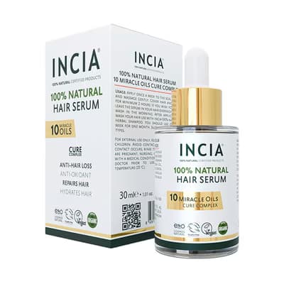 Incia %100 Dogal Saç Serumu 30 ml