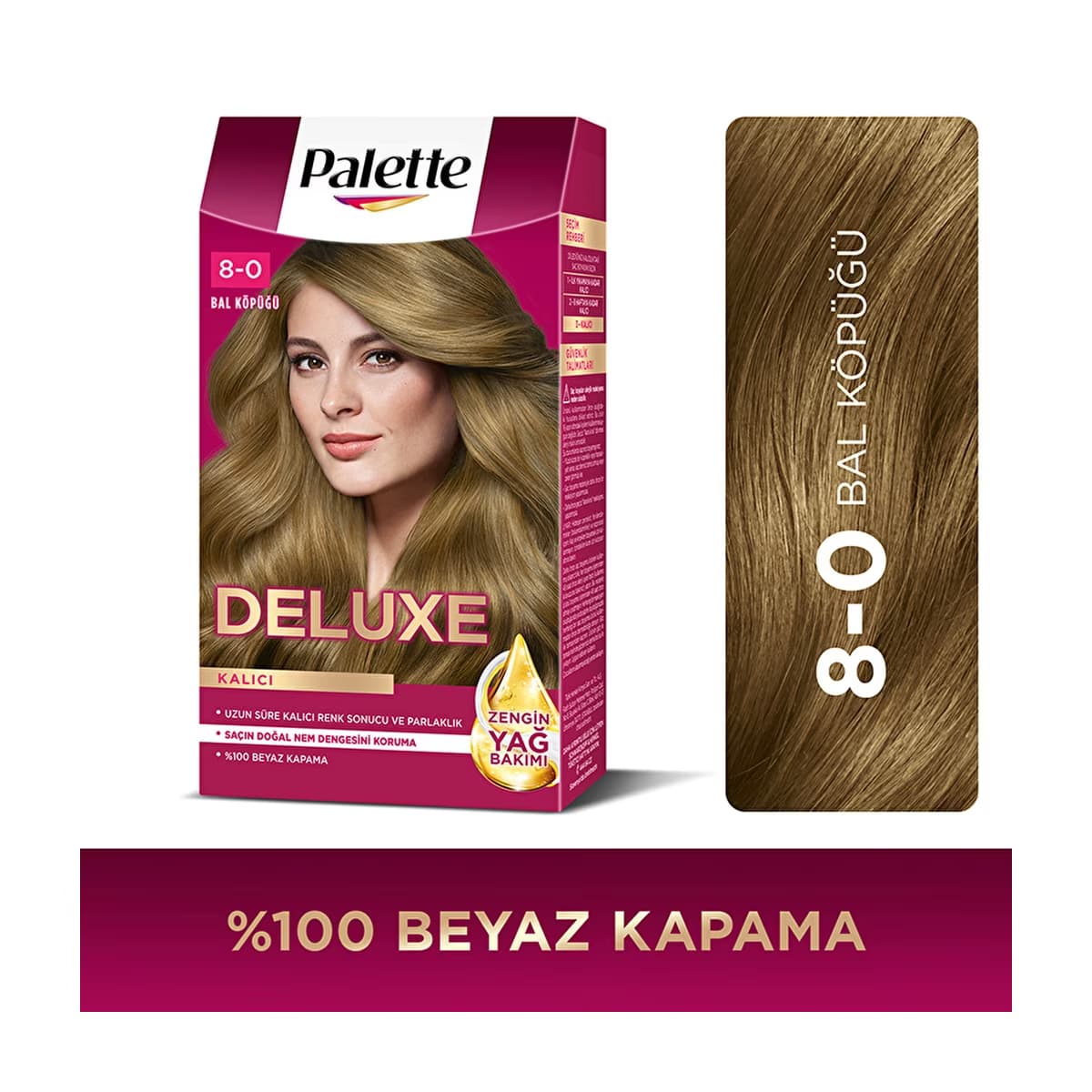 Palette Deluxe Saç Boyası 8-0 Bal Köpüğü - Gratis