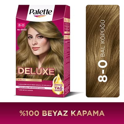 Palette Deluxe Saç Boyası 8-0 Bal Köpüğü - Gratis