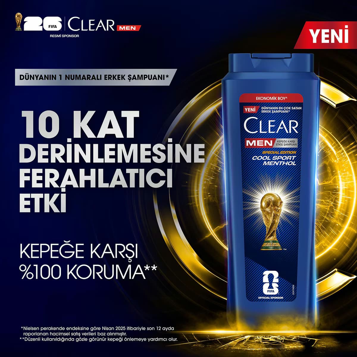 Clear Men Şampuan Cool Sport Menthol 500 ml 3