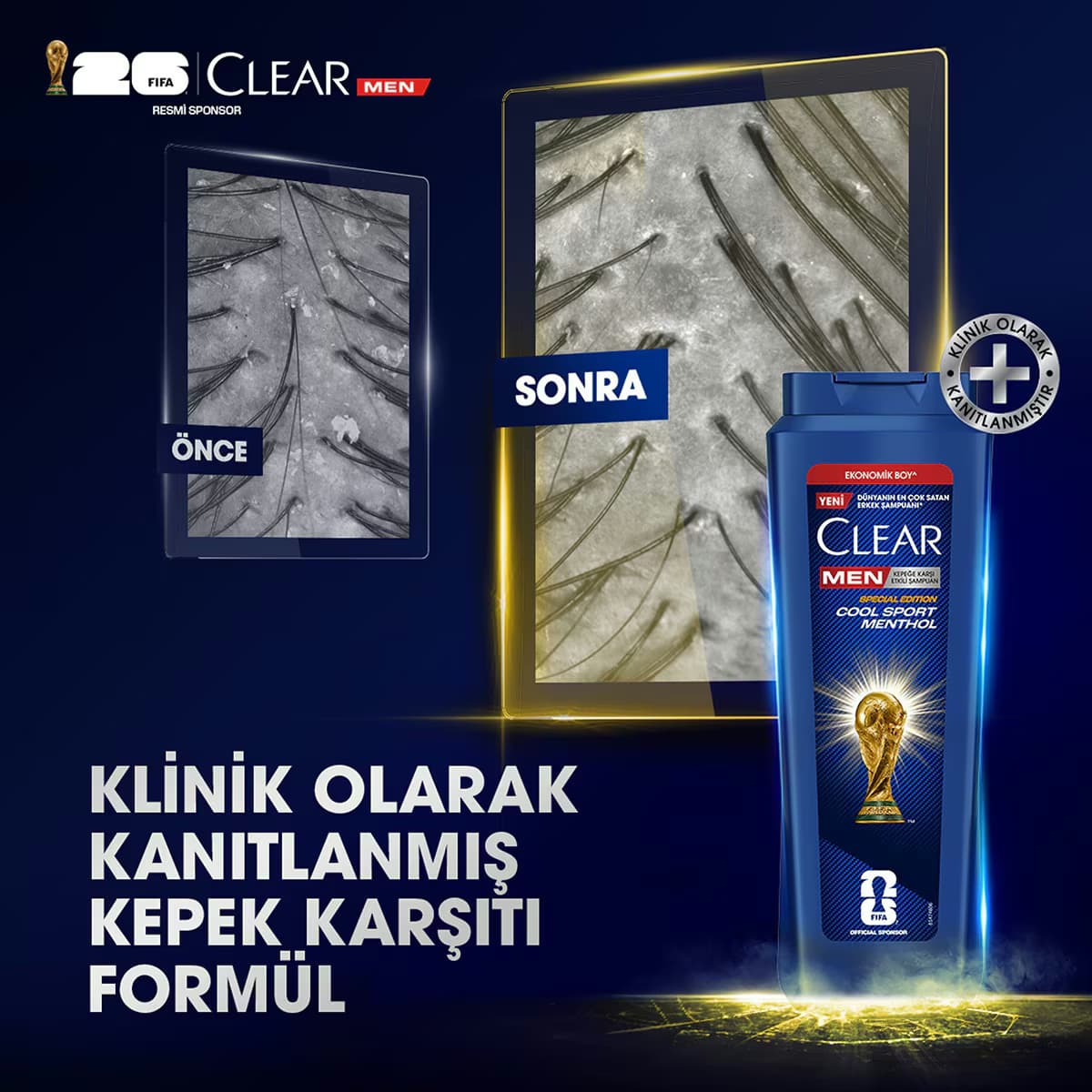 Clear Men Şampuan Cool Sport Menthol 500 ml 5
