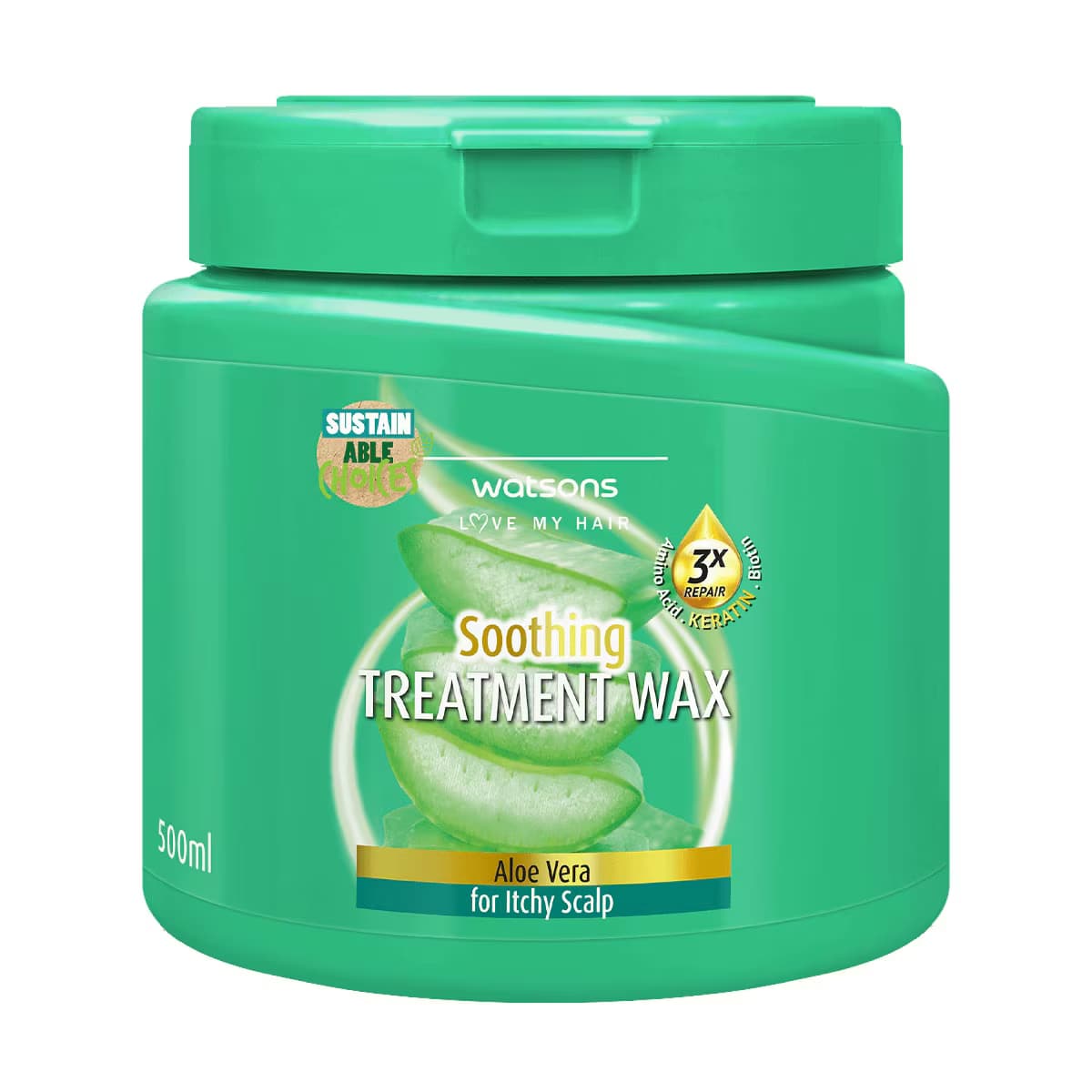 Watsons Saç Maskesi Aloe Vera 500 ml 3
