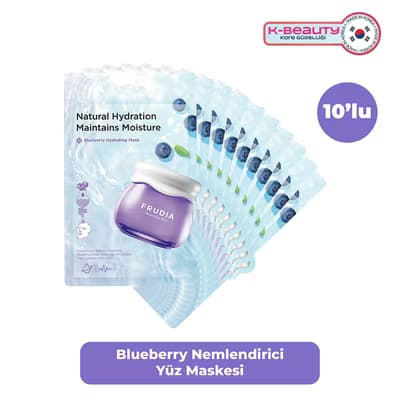 Frudia Blueberry Nemlendirici Maske 10'lu