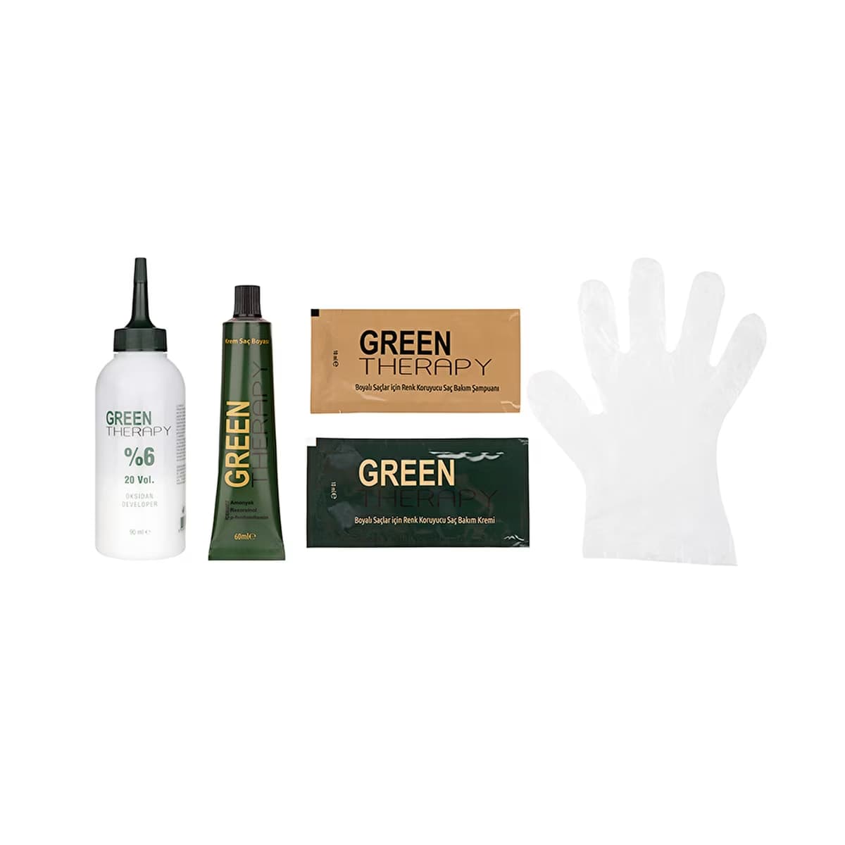 Green Therapy Krem Saç Boyası 9.0 Sarı - Gratis 2