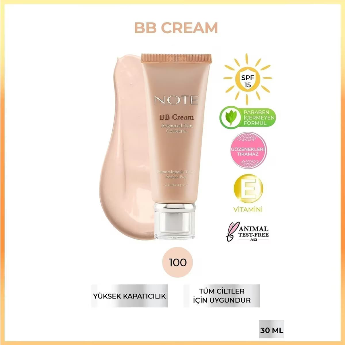 Note BB Krem No: 100