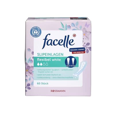 Facelle Günlük Ped String Slip Beyaz 60'lı