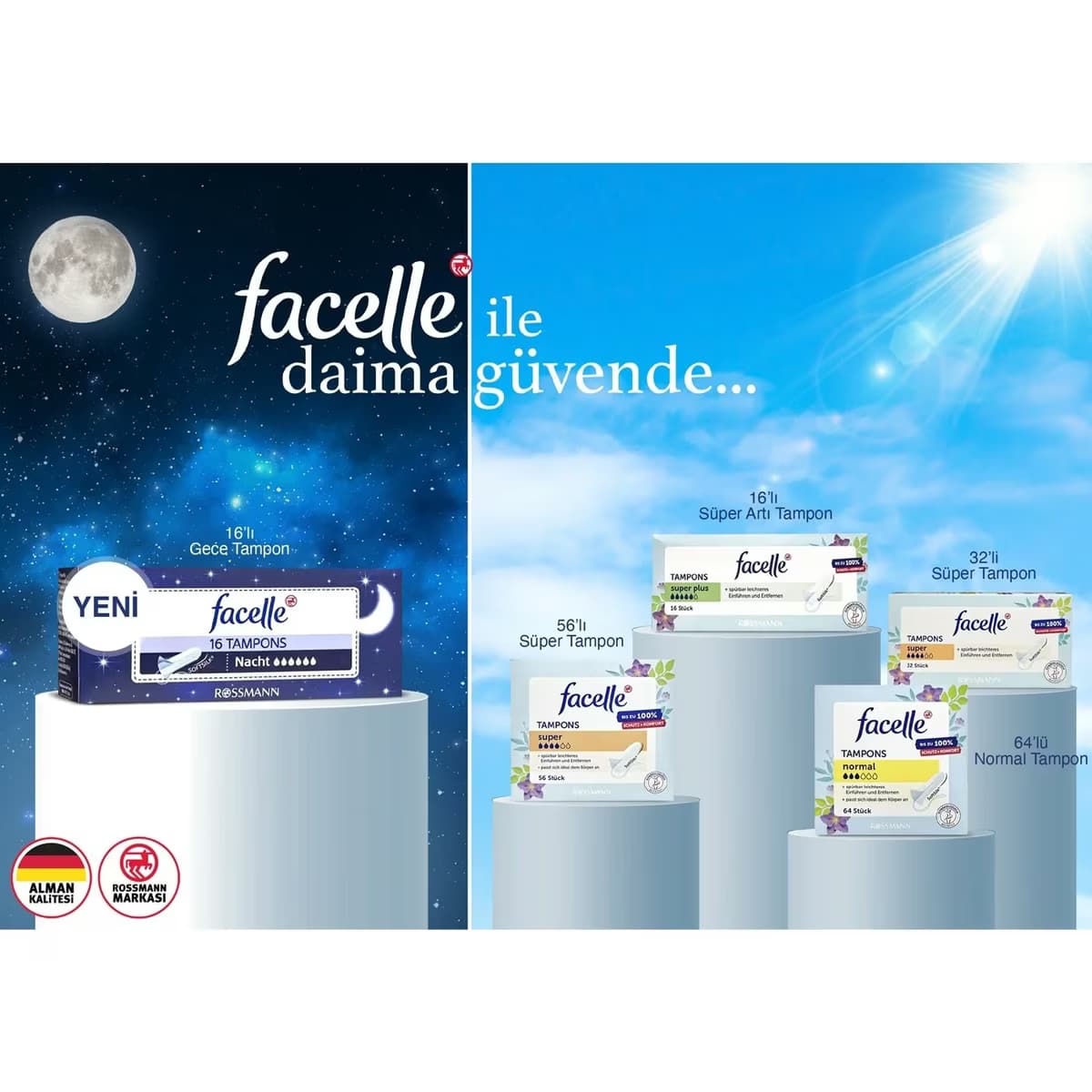 Facelle Tampon Süper 32'li 2