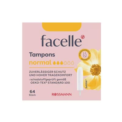 Facelle Tampon Normal 64'lü