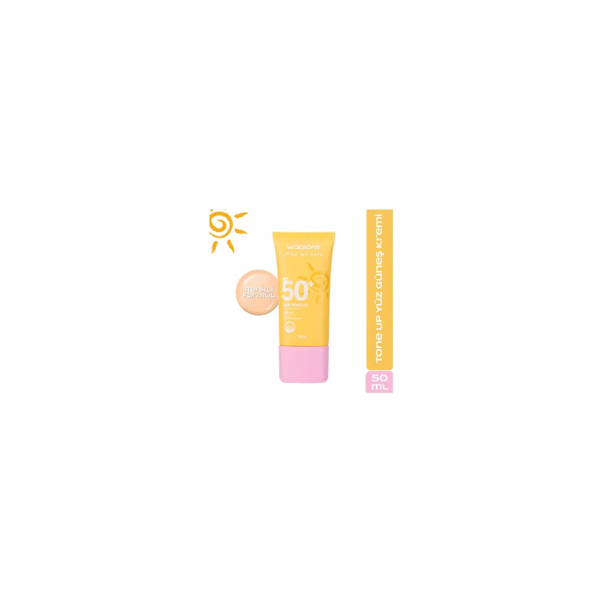 Watsons Tone Up Güneş Kremi SPF50+ 50 ml 5
