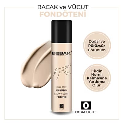Bebak Bacak Fondöteni 0 Numara 75 ml - Gratis